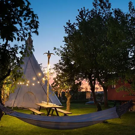Slapen Tussen De Schapen In De Tante Tipi Luxuszelt