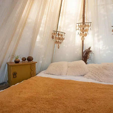 Luxury tent Slapen Tussen De Schapen In De Tante Tipi