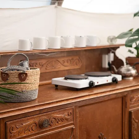 Slapen Tussen De Schapen In De Tante Tipi Luxury tent Zennewijnen